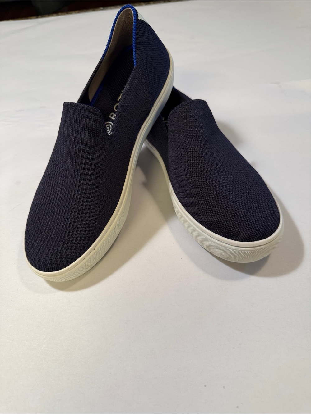Rothy’s Slip-On Canvas Sneakers for Women - Navy Size 7